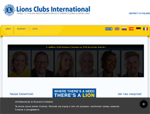 Tablet Screenshot of lions.org.pl