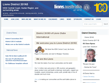 Tablet Screenshot of 201n3.lions.org.au