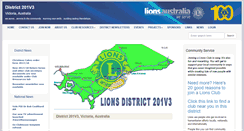 Desktop Screenshot of 201v3.lions.org.au