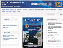 Tablet Screenshot of geelongbreakfast.vic.lions.org.au