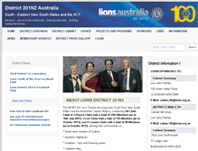 Tablet Screenshot of 201n2.lions.org.au