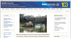 Desktop Screenshot of moama.nsw.lions.org.au