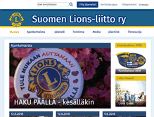 Tablet Screenshot of lions.fi