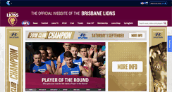 Desktop Screenshot of lions.com.au