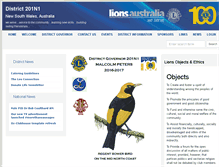 Tablet Screenshot of 201n1.lions.org.au