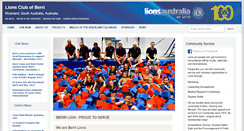Desktop Screenshot of berri.sa.lions.org.au