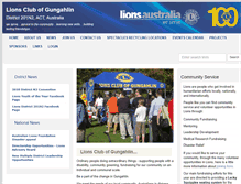Tablet Screenshot of gungahlin.act.lions.org.au