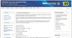 Desktop Screenshot of peregian.qld.lions.org.au