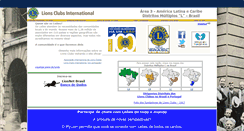 Desktop Screenshot of lions.org.br