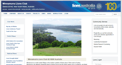 Desktop Screenshot of minnamurra.nsw.lions.org.au