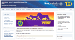Desktop Screenshot of geelongsouthbarwon.vic.lions.org.au
