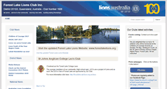 Desktop Screenshot of forestlake.qld.lions.org.au