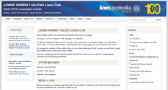 Desktop Screenshot of lowerherberthalifax.qld.lions.org.au