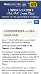 Mobile Screenshot of lowerherberthalifax.qld.lions.org.au