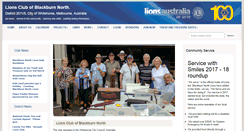 Desktop Screenshot of blackburnnorth.vic.lions.org.au