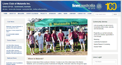 Desktop Screenshot of malanda.qld.lions.org.au
