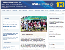 Tablet Screenshot of malanda.qld.lions.org.au