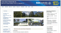 Desktop Screenshot of healesville.vic.lions.org.au