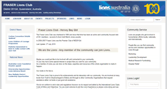 Desktop Screenshot of fraser.qld.lions.org.au
