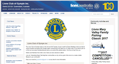 Desktop Screenshot of gympie.qld.lions.org.au