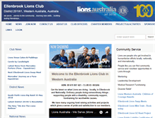 Tablet Screenshot of ellenbrook.wa.lions.org.au