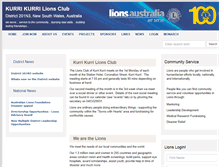 Tablet Screenshot of kurrikurri.nsw.lions.org.au