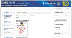 Desktop Screenshot of kogarah.nsw.lions.org.au