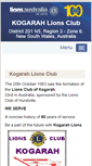 Mobile Screenshot of kogarah.nsw.lions.org.au