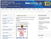 Tablet Screenshot of kogarah.nsw.lions.org.au