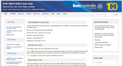 Desktop Screenshot of eastmaitland.nsw.lions.org.au