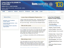 Tablet Screenshot of elizabethplayford.sa.lions.org.au