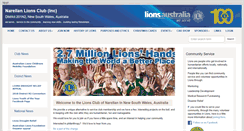 Desktop Screenshot of narellan.nsw.lions.org.au